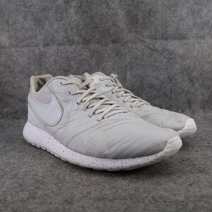 Nike Shoes Mens 13 Sneakers Roshe Tiempo VI Lifestyle Boot Triple White Leather